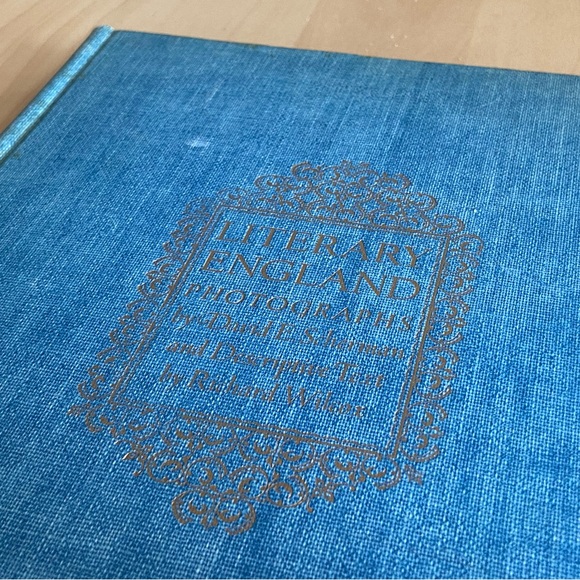 Vintage Literary England Photographs Hardcover Book - Picture 1 of 16